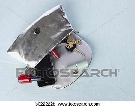 contents of a purse View Large Photo Image Stock Image - contents of a purse. Fotosearch