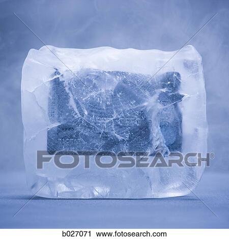 credit card frozen in a solid block of ice View Large Photo Image Stock Image - credit card frozen in a solid block of ice. Fotosearch