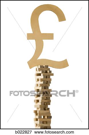currency symbol on a tower of blocks View Large Photo Image Stock Photo - currency symbol on a tower of blocks. Fotosearch