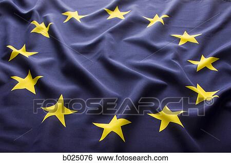EU flag View Large Photo Image Stock Photograph - EU flag. Fotosearch