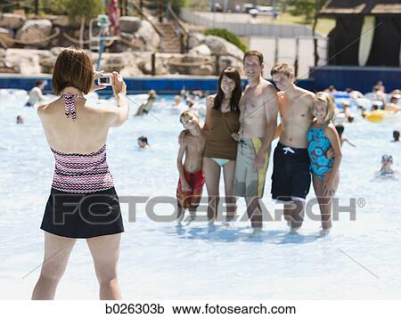 family at a water park View Large Photo Image Stock Image - family at a water park. Fotosearch