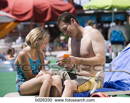 father and daughter at a waterpark View Large Photo Image Stock Image - father and daughter at a waterpark. Fotosearch
