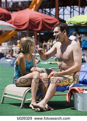 father and daughter at a waterpark View Large Photo Image Stock Photo - father and daughter at a waterpark. Fotosearch