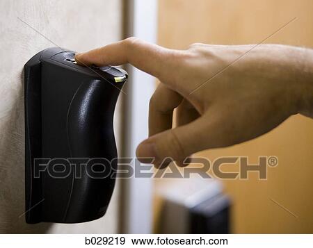 Stock Photo - fingerprint reader. Fotosearch