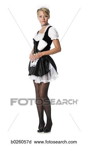 Stock Image - french maid. Fotosearch