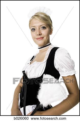 Stock Image - french maid. Fotosearch