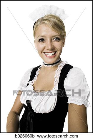 Stock Image - french maid. Fotosearch