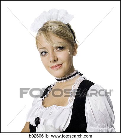 Stock Image - french maid. Fotosearch