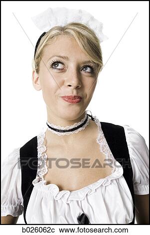 Stock Image - french maid. Fotosearch