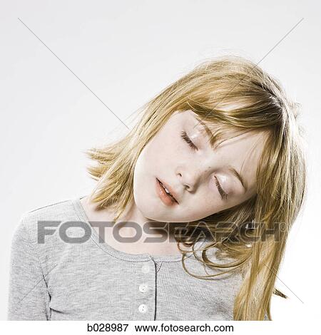 girl falling asleep View Large Photo Image Stock Photo - girl falling asleep. Fotosearch