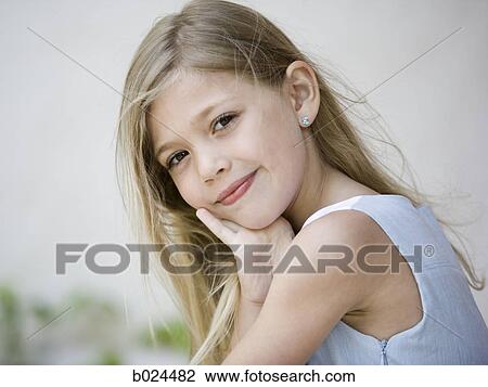 girl in a dress View Large Photo Image Stock Image - girl in a dress. Fotosearch
