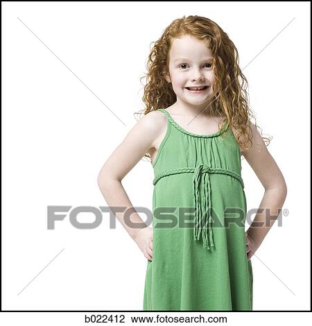 girl in a green dress View Large Photo Image Stock Image - girl in a green dress. Fotosearch