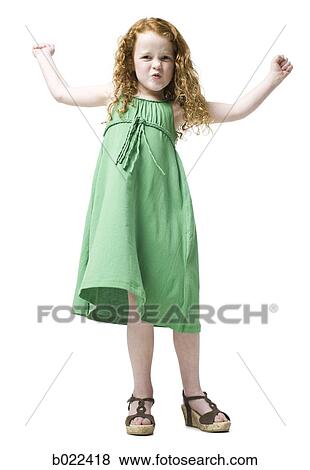 girl in a green dress View Large Photo Image Stock Photo - girl in a green dress. Fotosearch