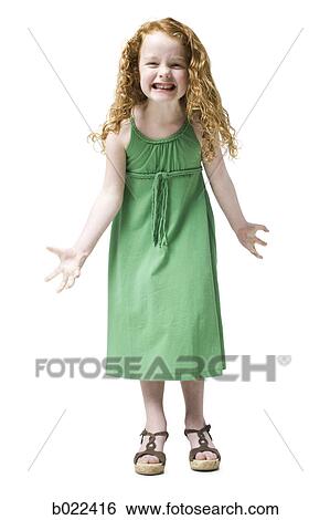 girl in a green dress View Large Photo Image Stock Photograph - girl in a green dress. Fotosearch
