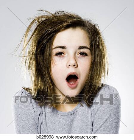 girl just waking up View Large Photo Image Stock Photo - girl just waking up. Fotosearch