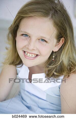girl smiling View Large Photo Image Stock Photo - girl smiling. Fotosearch