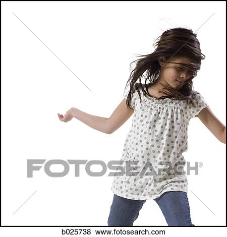 Stock Photo - girl spinning. Fotosearch