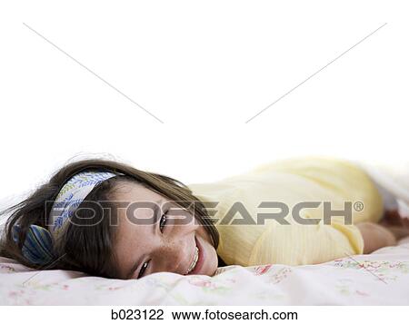 girl under a blanket View Large Photo Image Stock Image - girl under a blanket. Fotosearch