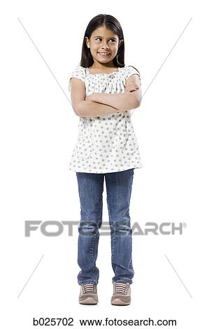 girl with her arms folded View Large Photo Image Stock Image - girl with her arms folded. Fotosearch