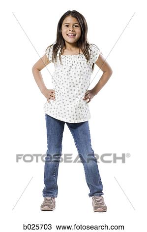 girl with her hands on her hips View Large Photo Image Stock Image - girl with her hands on her hips. Fotosearch