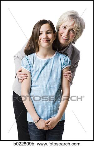 grandmother and granddaughter View Large Photo Image Stock Image - grandmother and granddaughter. Fotosearch