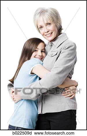grandmother and granddaughter View Large Photo Image Stock Image - grandmother and granddaughter. Fotosearch
