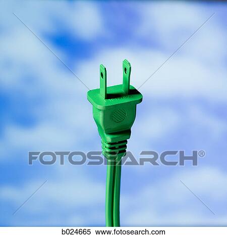 green power plug View Large Photo Image Stock Photography - green power plug. Fotosearch