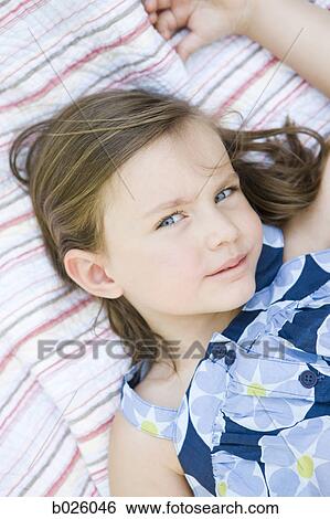 little girl in a blue dress View Large Photo Image Stock Photograph - little girl in a blue dress. Fotosearch