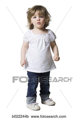 Stock Image - little girl. Fotosearch