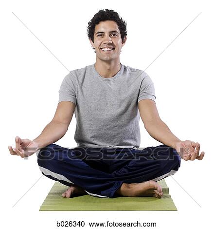 man doing yoga View Large Photo Image Stock Image - man doing yoga. Fotosearch