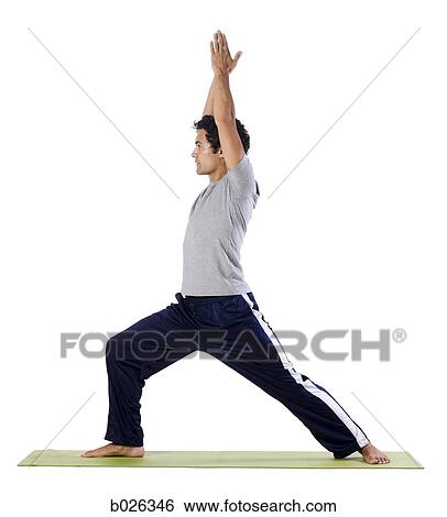 man doing yoga View Large Photo Image Stock Photograph - man doing yoga. Fotosearch