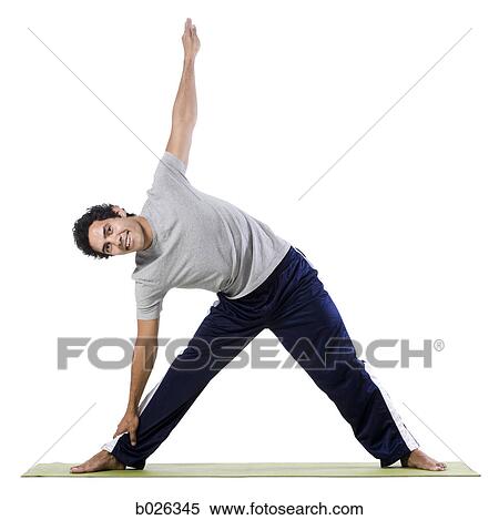 man doing yoga View Large Photo Image Stock Photography - man doing yoga. Fotosearch