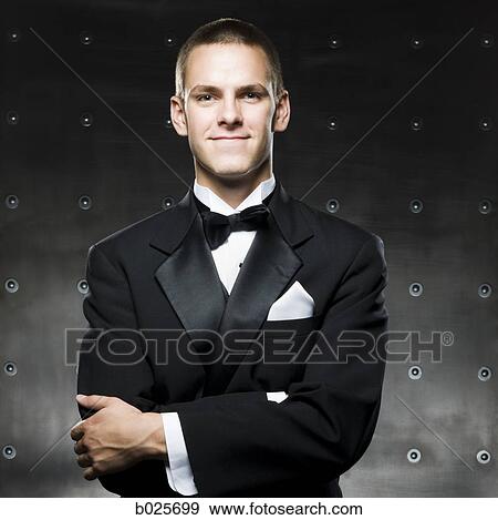 man in a tuxedo View Large Photo Image Stock Photo - man in a tuxedo. Fotosearch