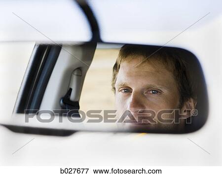 man in rearview mirror View Large Photo Image Stock Photo - man in rearview mirror. Fotosearch