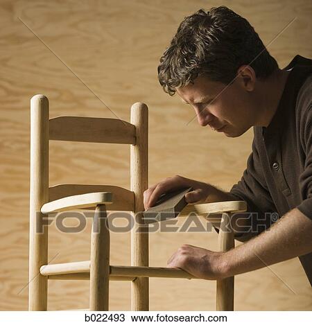 man making a chair View Large Photo Image Stock Image - man making a chair. Fotosearch