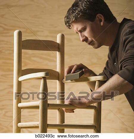 man making a chair View Large Photo Image Stock Image - man making a chair. Fotosearch