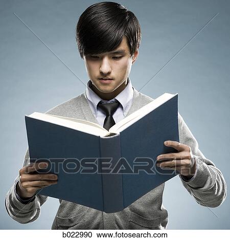 man reading a book View Large Photo Image Stock Image - man reading a book. Fotosearch
