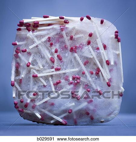 matches frozen in a block of ice View Large Photo Image Stock Image - matches frozen in a block of ice. Fotosearch