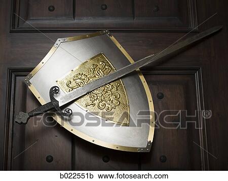 medieval sword and shield View Large Photo Image Stock Image - medieval sword and shield. Fotosearch
