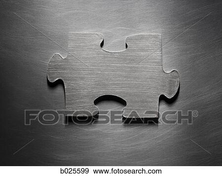 metallic puzzle piece View Large Photo Image Stock Photo - metallic puzzle piece. Fotosearch