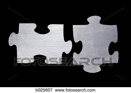 metallic puzzle pieces View Large Photo Image Stock Photo - metallic puzzle pieces. Fotosearch