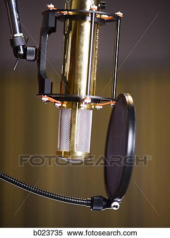 microphone in a recording studio View Large Photo Image Stock Photography - microphone in a recording studio. Fotosearch