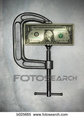 money in a clamp View Large Photo Image Stock Photography - money in a clamp. Fotosearch