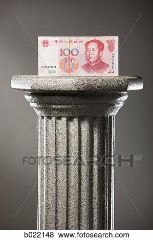 Stock Photo - money on a pedestal. Fotosearch