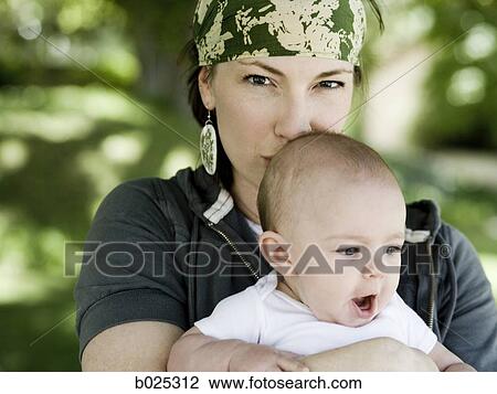 mother and baby girl View Large Photo Image Stock Image - mother and baby girl. Fotosearch