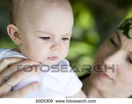 mother and baby girl View Large Photo Image Stock Photo - mother and baby girl. Fotosearch