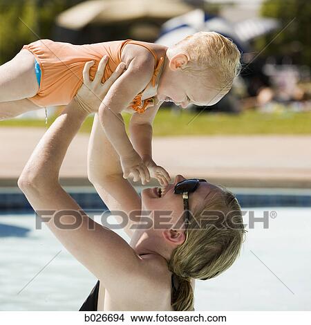Picture - mother and daughter. Fotosearch