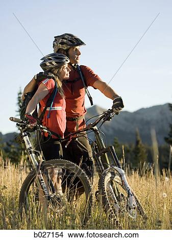 mountain bikers View Large Photo Image Picture - mountain bikers. Fotosearch