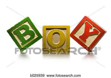 nursery blocks spelling "boy" View Large Photo Image Stock Photo - nursery blocks spelling "boy". Fotosearch