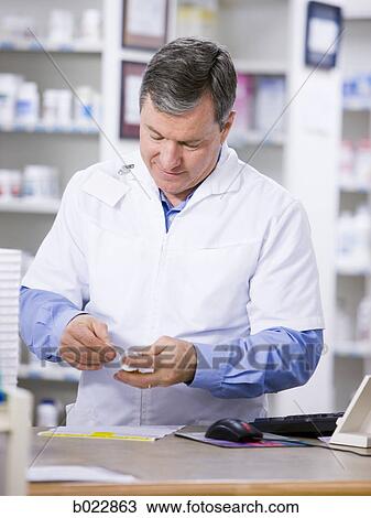 pharmacist at work View Large Photo Image Stock Image - pharmacist at work. Fotosearch